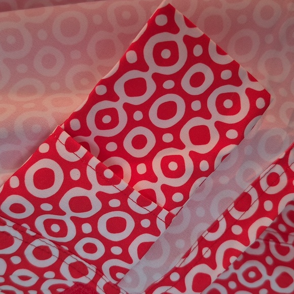 NWT Ripskirt Red/White Dot Pattern Wrap Mini Skirt Inside Pocket Adjustable Sm - Picture 6 of 6